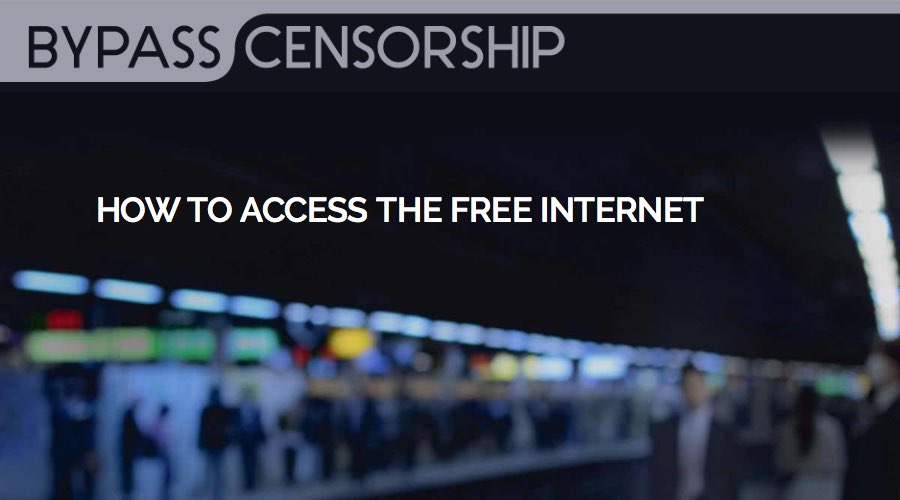 How to Bypass Internet Censorship